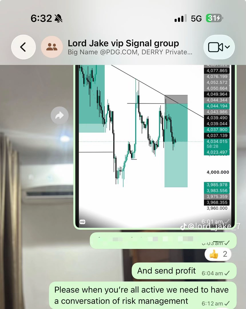 Lord Jake trading room